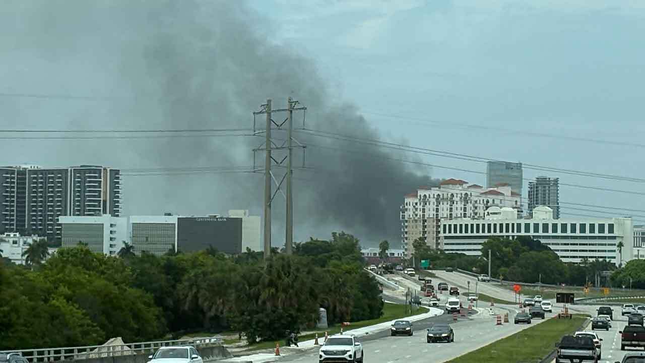 West Palm Beach Fire Today: Large Smoke in Downtown Confirmed as Controlled Fire Department Training